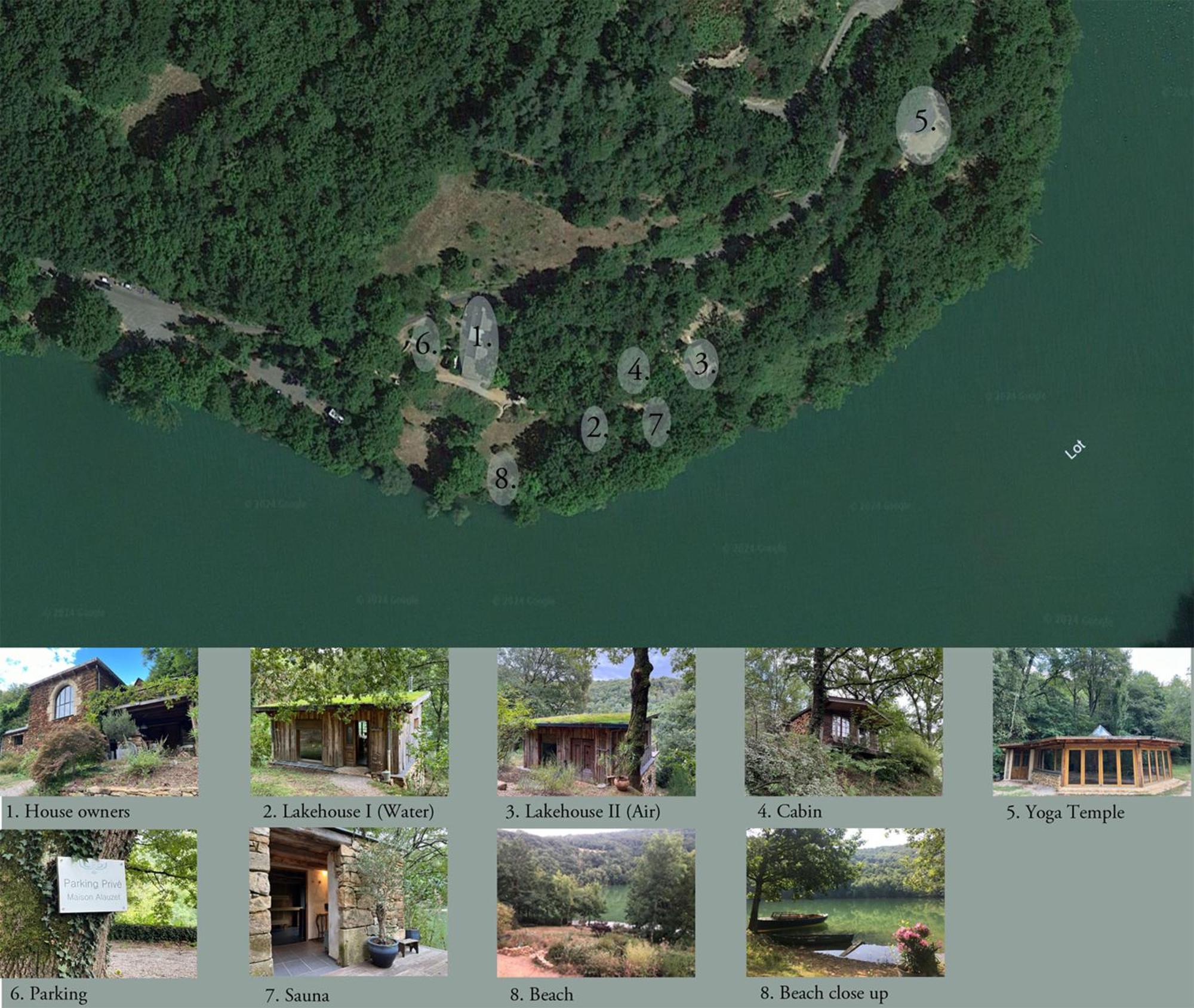 Lake House I // Alauzet Ecolodge + Nature Spa Castelnau-de-Mandailles Dış mekan fotoğraf